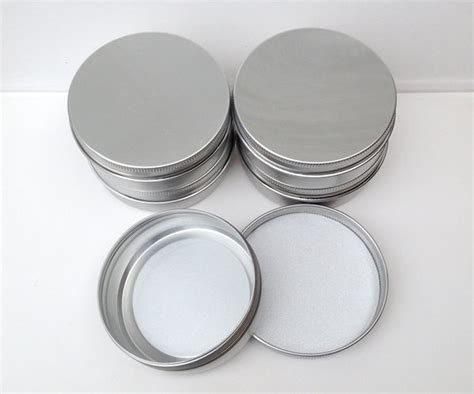 blank round metal tin box|round tin container with lid.